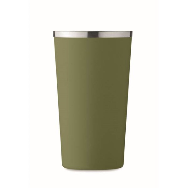 Obrázky: Dvoustěnný nerez hrnek 510 ml, tm. zelený, Obrázek 9