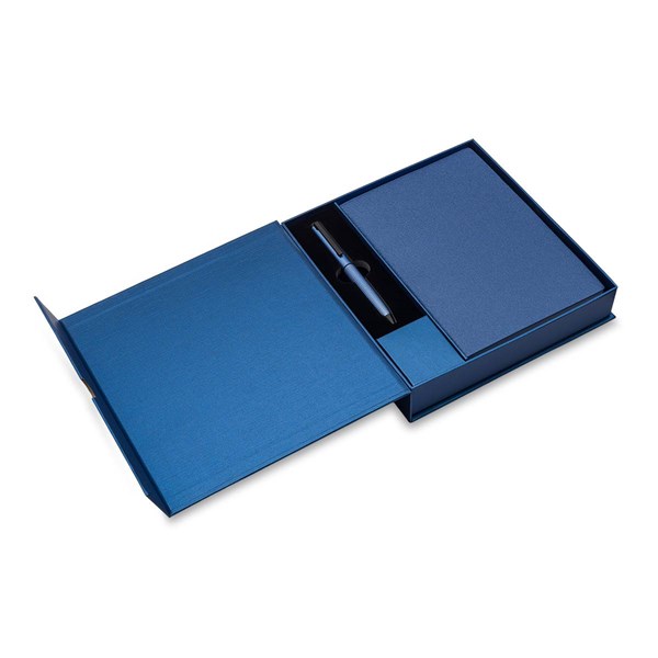 Obrázky: Dárková sada zápisníku a pera, modrá, Obrázek 7