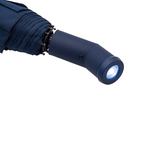 Obrázky: Automatický skládací deštník se svítilnou, modrý, Obrázek 2