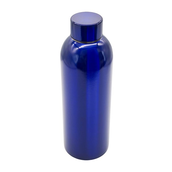 Obrázky: Jednostěnná láhev z nerez. oceli 750 ml, modrá, Obrázek 2