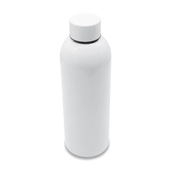 Obrázky: Jednostěnná láhev z nerez. oceli 750 ml, bílá, Obrázek 2