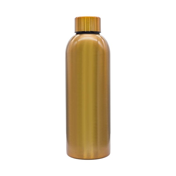 Obrázky: Jednostěnná láhev z nerez. oceli 750 ml, zlatá