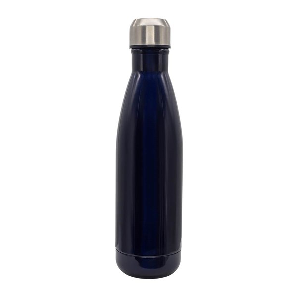 Obrázky: Tmavě modrá termoska 500 ml, nerez ocel