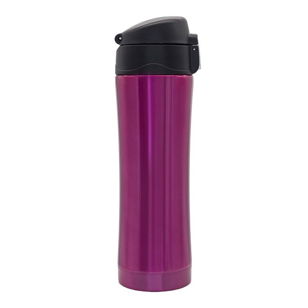 Obrázky: Magenta termohrnek 400 ml, vnitřek z nerez oceli, Obrázek 2