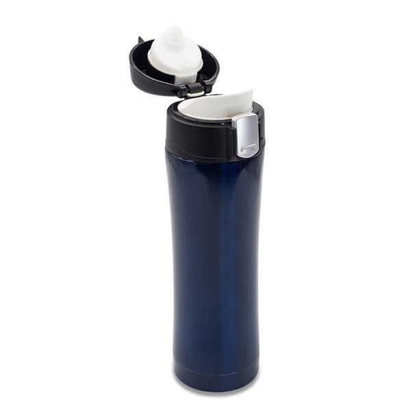 Obrázky: Tm. modrý termohrnek 400 ml, vnitřek z nerez oceli, Obrázek 3