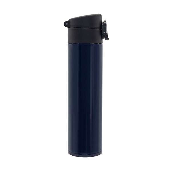 Obrázky: Tmavě modrý nerezový termohrnek/ termoska 350 ml, Obrázek 2