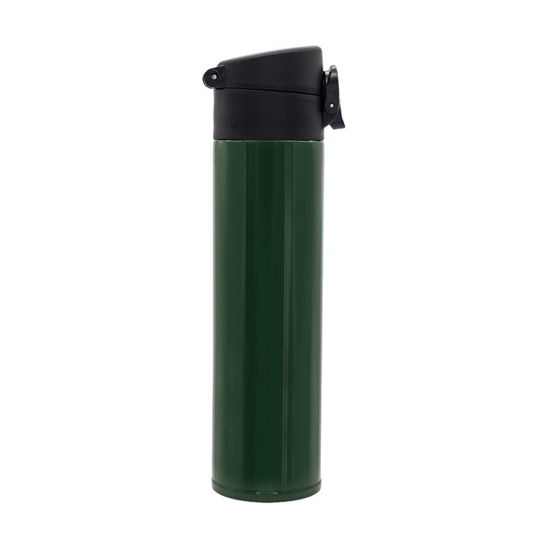 Obrázky: Tmavě zelený nerezový termohrnek/ termoska 350 ml, Obrázek 2