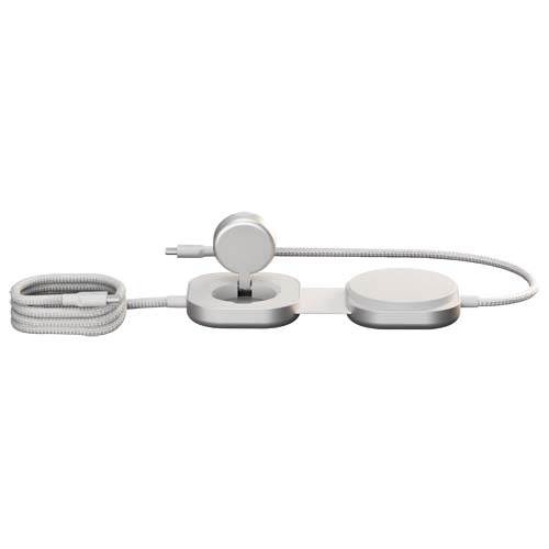 Obrázky: Zens Pro 3 140W hliníkový nabíjecí kabel 3v1, bílá, Obrázek 2