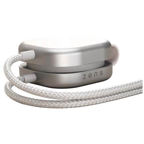 Obrázky: Zens Pro 3 140W hliníkový nabíjecí kabel 3v1, bílá, Obrázek 3