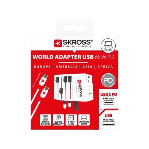 Obrázky: SKROSS MUV AC65PD univerzální cest. adaptér s USB-C, Obrázek 7