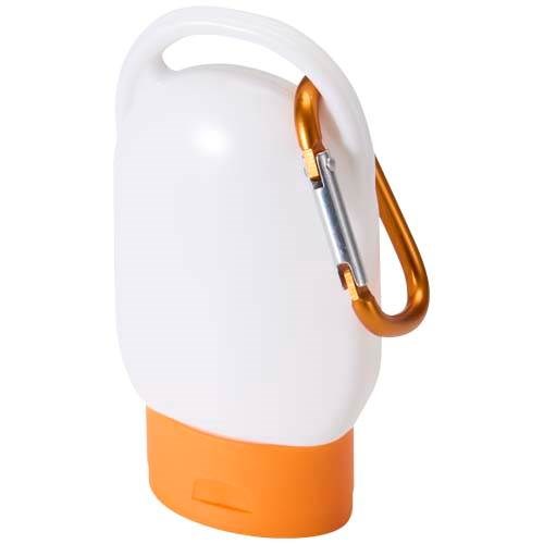 Obrázky: Opalovací krém SPF 30 s karabinou, oranžová