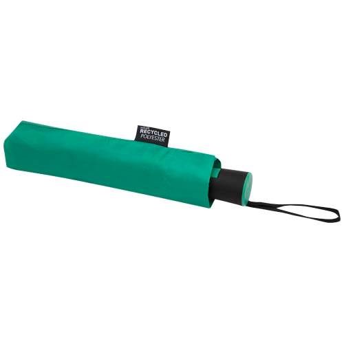 Obrázky: Automat. skládací deštník pr.93 cm RPET, zelený, Obrázek 4