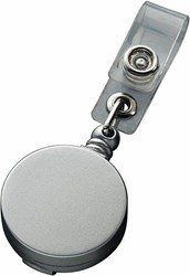 Zobrazit detaily pro Stříbrný plastový roller klip s navijákem Obrázky: Stříbrný plastový roller klip s navijákem