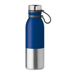 Zobrazit detaily pro Dvoustěnná nerez.láhev se silikon.úchytem 600ml,modrá Obrázky: Dvoustěnná nerez.láhev se silikon.úchytem 600ml,modrá