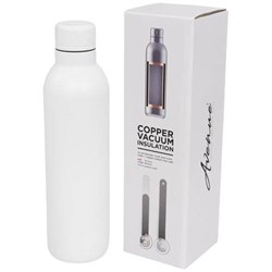 Zobrazit detaily pro Bílá vakuová termolahev s měděnou izolací, 510 ml Obrázky: Bílá vakuová termolahev s měděnou izolací, 510 ml