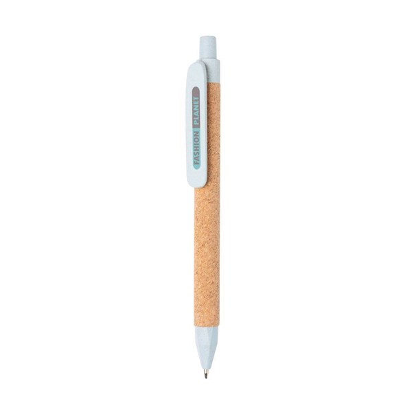 Obrázky: Modré ekologické pero korkového vzhledu, Obrázek 4