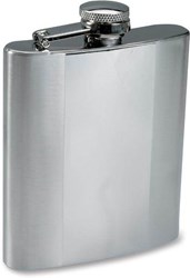 Zobrazit detaily pro Matná kovová butylka se svislým pruhem, 207 ml Obrázky: Matná kovová butylka se svislým pruhem, 207 ml