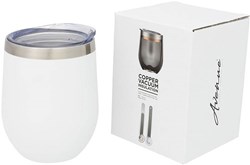 Zobrazit detaily pro Bílý termohrnek s izolací z mědi a vakua, 350ml Obrázky: Bílý termohrnek s izolací z mědi a vakua, 350ml