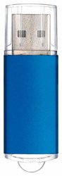 Zobrazit detaily pro Plastový USB flash disk 4GB, modrý Obrázky: Plastový USB flash disk 4GB, modrý