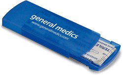 Zobrazit detaily pro Transparentně modrý box s 5 náplastmi Obrázky: Transparentně modrý box s 5 náplastmi