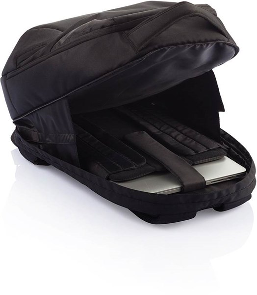 Obrázky: Univerzální černý nylonový batoh na notebook, 12 L, Obrázek 4