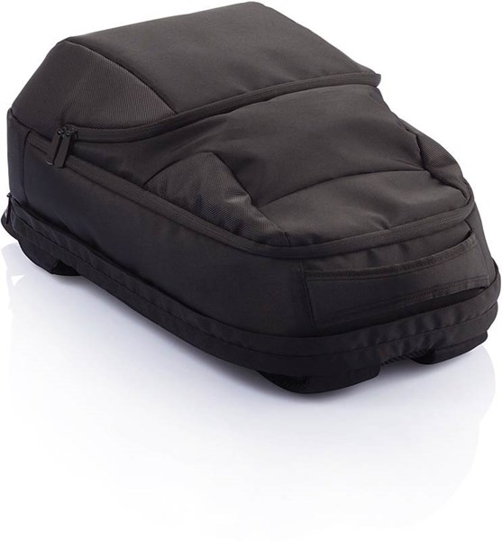 Obrázky: Univerzální černý nylonový batoh na notebook, 12 L, Obrázek 5