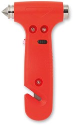 Zobrazit detaily pro Pohotovostní oranžové kladivo do auta s řezákem a LED 3v1 Obrázky: Pohotovostní oranžové kladivo do auta s řezákem a LED 3v1