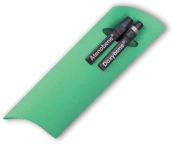 Zobrazit detaily pro Zelené papírové pouzdro na 2 pera Obrázky: Zelené papírové pouzdro na 2 pera