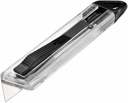 Zobrazit detaily pro Černý řezací nůž se zasunovací čepelí Obrázky: Černý řezací nůž se zasunovací čepelí