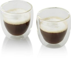 Zobrazit detaily pro Skleněný šálek na espresso v sadě po dvou kusech Obrázky: Skleněný šálek na espresso v sadě po dvou kusech