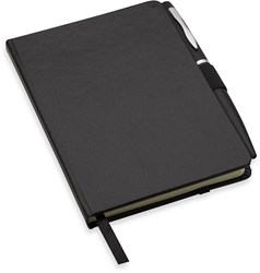 Zobrazit detaily pro Černý blok A5 s kuličkovým perem Obrázky: Černý blok A5 s kuličkovým perem