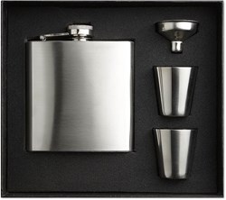 Zobrazit detaily pro Sada butylka, nálevky a kalíšků s matným povrchem, 200ml Obrázky: Sada butylka, nálevky a kalíšků s matným povrchem, 200ml