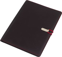 Zobrazit detaily pro Spisovka A4 s blokem a červeným uzavíracím poutkem Obrázky: Spisovka A4 s blokem a červeným uzavíracím poutkem