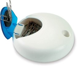 Zobrazit detaily pro Bílo-modrý zásobník na sponky/stojánek na tužku Obrázky: Bílo-modrý zásobník na sponky/stojánek na tužku