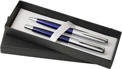 Zobrazit detaily pro Modrá sada kuličkového pera a rolleru v krabičce Obrázky: Modrá sada kuličkového pera a rolleru v krabičce