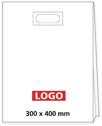 Zobrazit detaily pro Taška LDPE ztužený průhmat 30*40cm s potiskem 1/0 Obrázky: Taška LDPE ztužený průhmat 30*40cm s potiskem 1/0