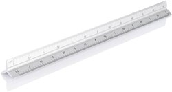 Zobrazit detaily pro Hliníkové trojúhelníkové pravítko 30 cm Obrázky: Hliníkové trojúhelníkové pravítko 30 cm