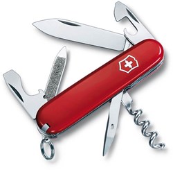 Zobrazit detaily pro Červený kapesní nůž VICTORINOX SPORTSMAN Obrázky: Červený kapesní nůž VICTORINOX SPORTSMAN