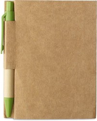 Zobrazit detaily pro Recyklovaný blok s limetkovým perem Obrázky: Recyklovaný blok s limetkovým perem