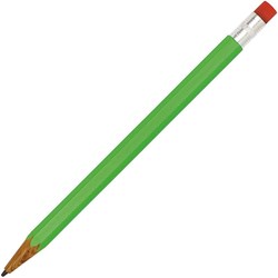 Zobrazit detaily pro Plastová zelená mikrotužka s gumou a tuhou 0,7 mm Obrázky: Plastová zelená mikrotužka s gumou a tuhou 0,7 mm