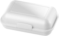 Zobrazit detaily pro Bílý plastový menší svačinový box Obrázky: Bílý plastový menší svačinový box