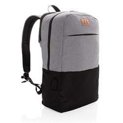 Zobrazit detaily pro Moderní USB & RFID batoh na 15,6" notebook, černá Obrázky: Moderní USB & RFID batoh na 15,6" notebook, černá