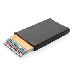 Zobrazit detaily pro Hliníkové RFID pouzdro na karty, černá Obrázky: Hliníkové RFID pouzdro na karty, černá