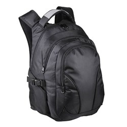 Zobrazit detaily pro Černý polyesterový batoh na laptop 30 L Obrázky: Černý polyesterový batoh na laptop 30 L