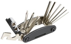 Zobrazit detaily pro Kovová šedá sada nářadí na kolo, 14 funkcí v obalu Obrázky: Kovová šedá sada nářadí na kolo, 14 funkcí v obalu