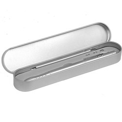 Zobrazit detaily pro Stříbrné kuličkové pero s laserovým ukazovátkem Obrázky: Stříbrné kuličkové pero s laserovým ukazovátkem