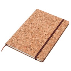 Zobrazit detaily pro Korkový čtverečkovaný zápisník A5 s gumičkou Obrázky: Korkový čtverečkovaný zápisník A5 s gumičkou