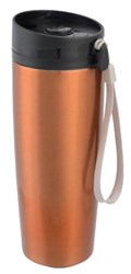 Zobrazit detaily pro Celonerezový termohrnek s push-up uzávěrem, měděná Obrázky: Celonerezový termohrnek s push-up uzávěrem, měděná