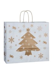 Zobrazit detaily pro Vánoční papír. taška 42x13x37 cm, kroucené držadlo Obrázky: Vánoční papír. taška 42x13x37 cm, kroucené držadlo