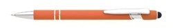 Zobrazit detaily pro Oranžové hliník. kuličk. pero NOTY SOFT se stylusem Obrázky: Oranžové hliník. kuličk. pero NOTY SOFT se stylusem